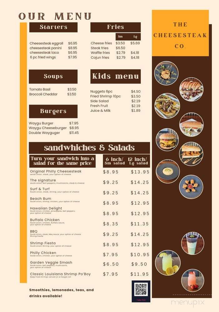 The Cheesesteak Company - Metairie, LA menu_pic