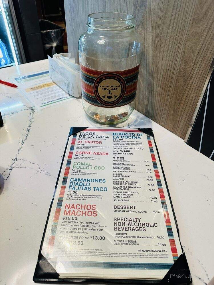 Salish Sun - Tulalip Bay, WA menu_pic