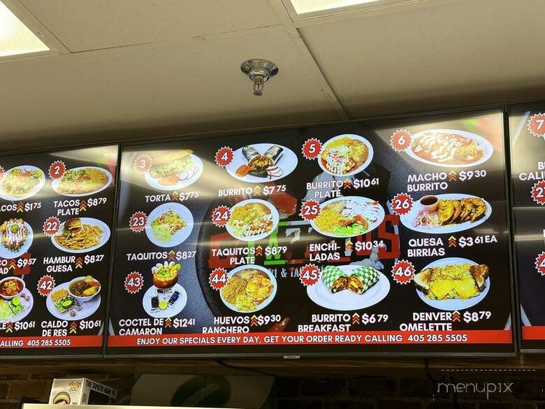 Los 2 Tapatios Restaurant & Taqueria - Edmond, OK menu_pic
