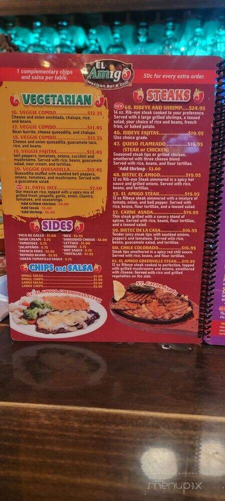 El Amigo Mexican Bar and Grill - Greenville, AL menu_pic