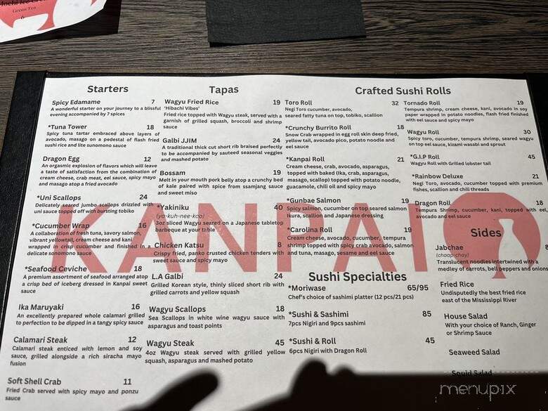 Kanpai - Denver, NC menu_pic