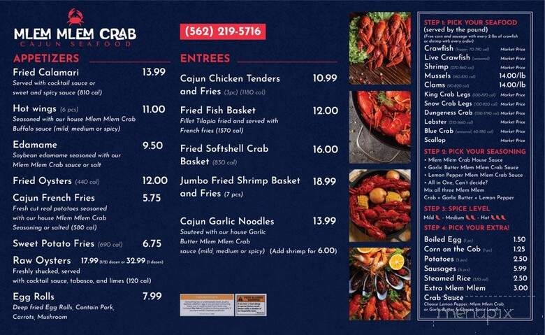 Mlem Mlem Crab - Hawaiian Gardens, CA menu_pic