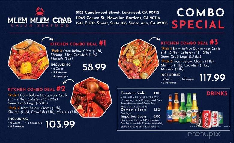 Mlem Mlem Crab - Hawaiian Gardens, CA menu_pic