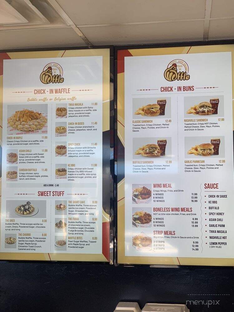 Chick-in Waffle - Prescott, AZ menu_pic