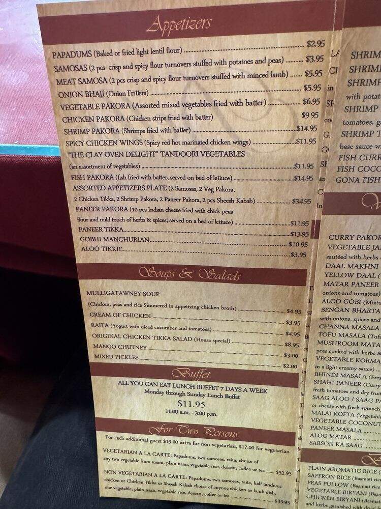 Delhi Palace Indian Restaurant - Chatsworth, CA menu_pic