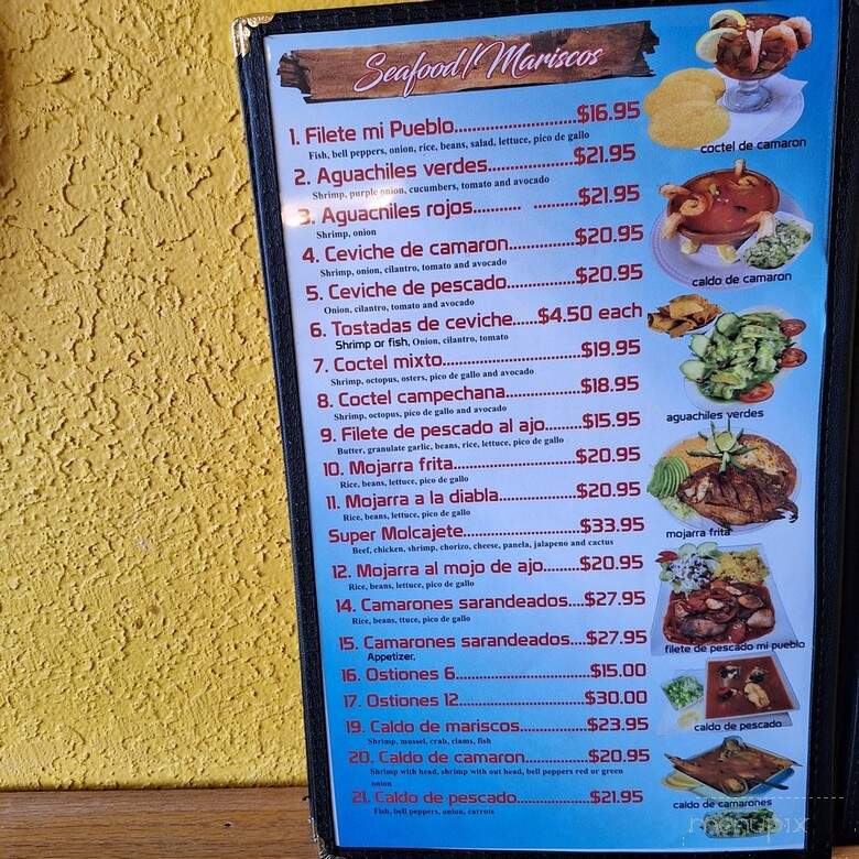 Restaurant Ramos - Seaside, OR menu_pic