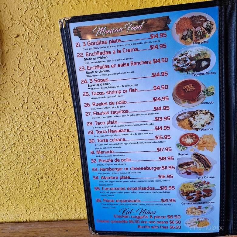 Restaurant Ramos - Seaside, OR menu_pic