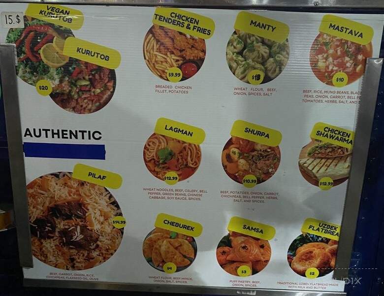 Lazzat Halal Foods - West Hollywood, CA menu_pic