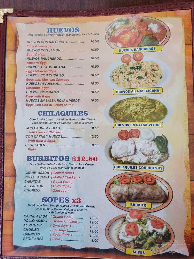 El Toro Coatzingo - Camp Hill, PA menu_pic