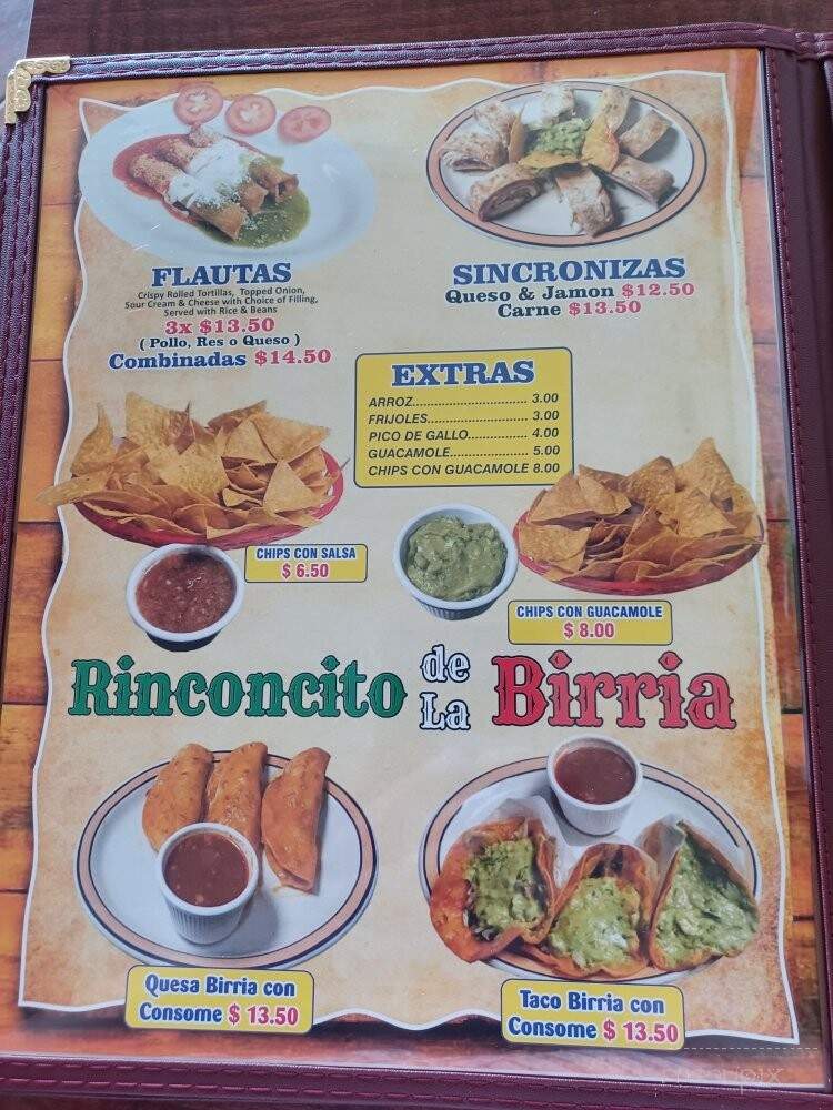 El Toro Coatzingo - Camp Hill, PA menu_pic