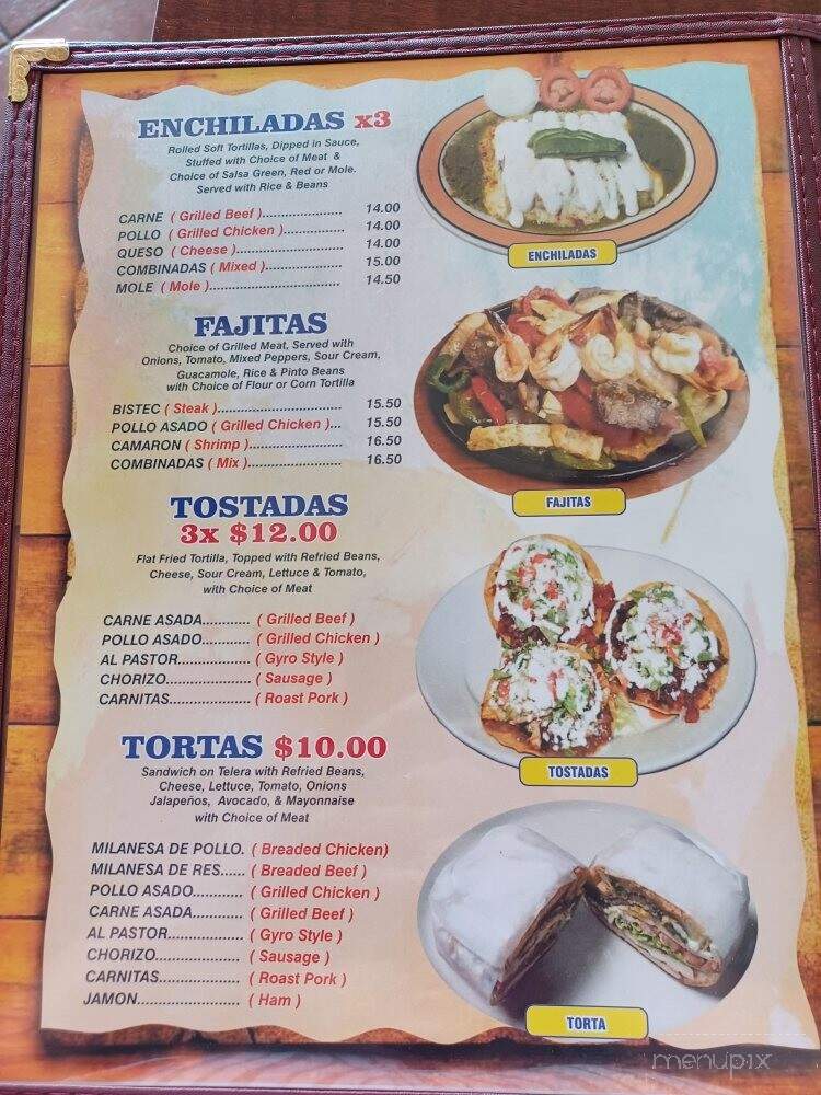El Toro Coatzingo - Camp Hill, PA menu_pic