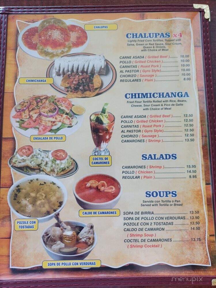 El Toro Coatzingo - Camp Hill, PA menu_pic