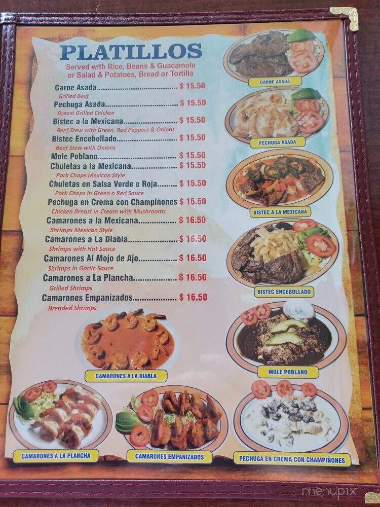 El Toro Coatzingo - Camp Hill, PA menu_pic