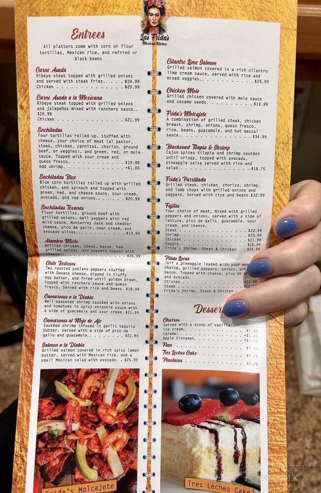 Las Fridas - Bryn Mawr, PA menu_pic
