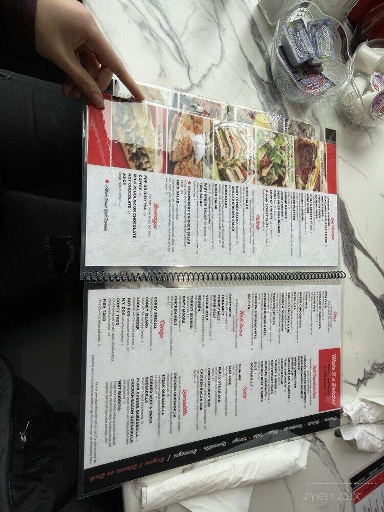 Main Street Grill - New Haven, MI menu_pic
