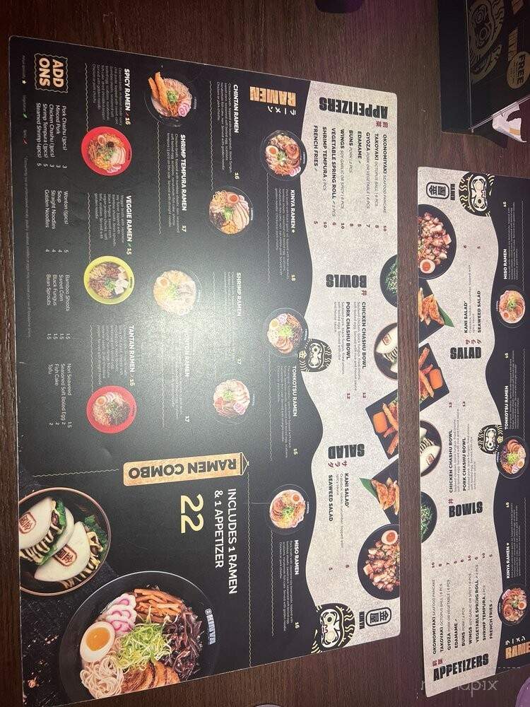 Kinya Ramen Bar - Wilkes-barre, PA menu_pic
