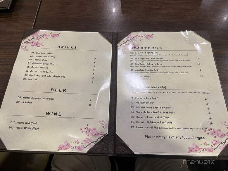Nang Saigon - Toronto, ON menu_pic