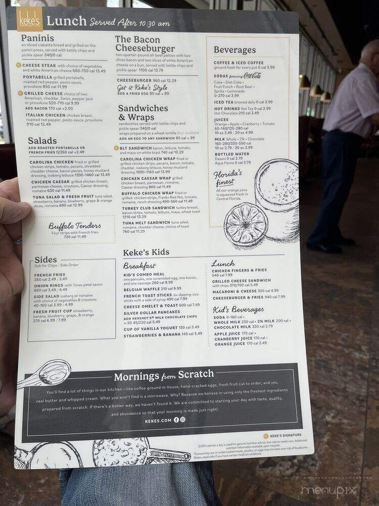 Keke's Breakfast Cafe - Palm Harbor, FL menu_pic