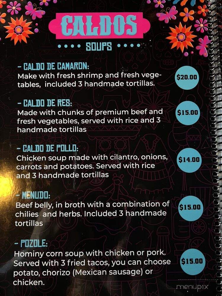 Mi Mexico Querido - Minneapolis, MN menu_pic