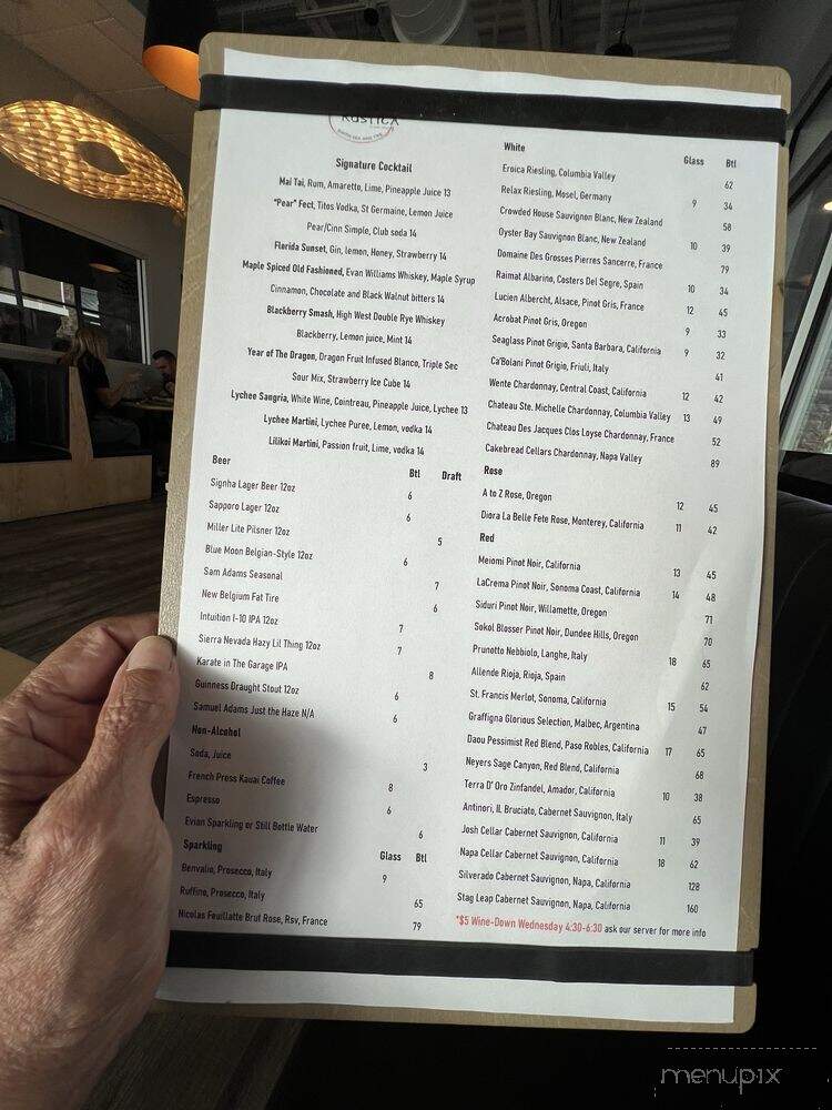 Rustica Earth Sea and Fire - Saint Augustine, FL menu_pic