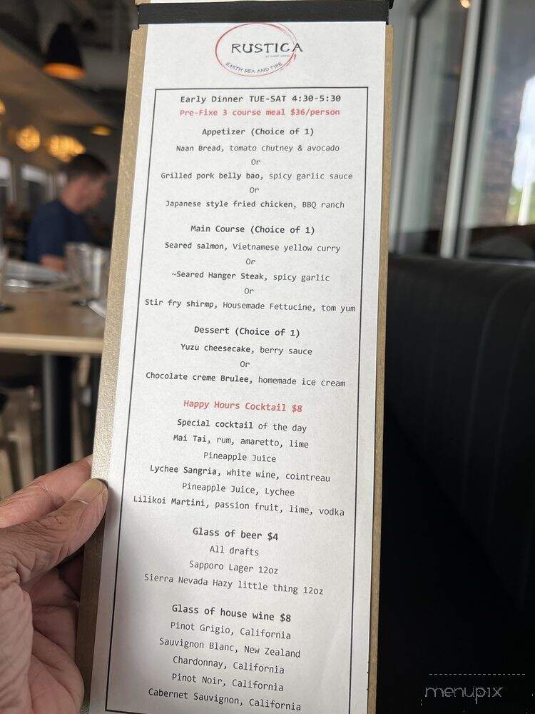 Rustica Earth Sea and Fire - Saint Augustine, FL menu_pic