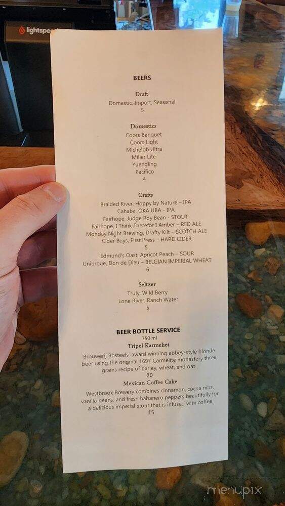 Savanna - Gulf Shores, AL menu_pic