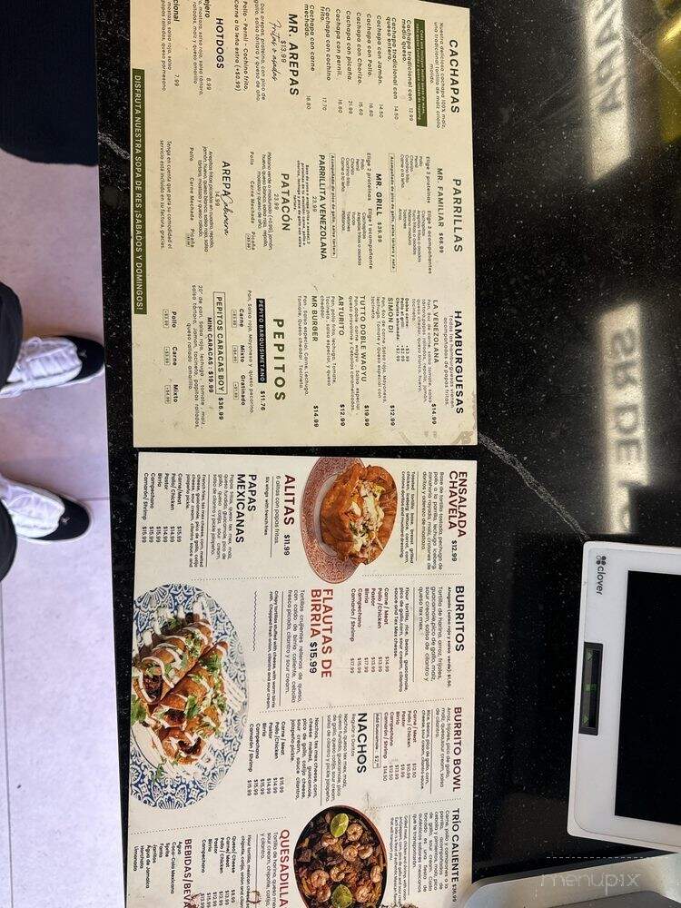 Mr Cachapa - Miami, FL menu_pic