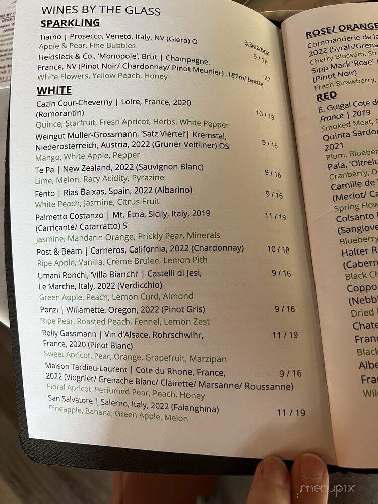 Little Blackbird - Washington, DC menu_pic
