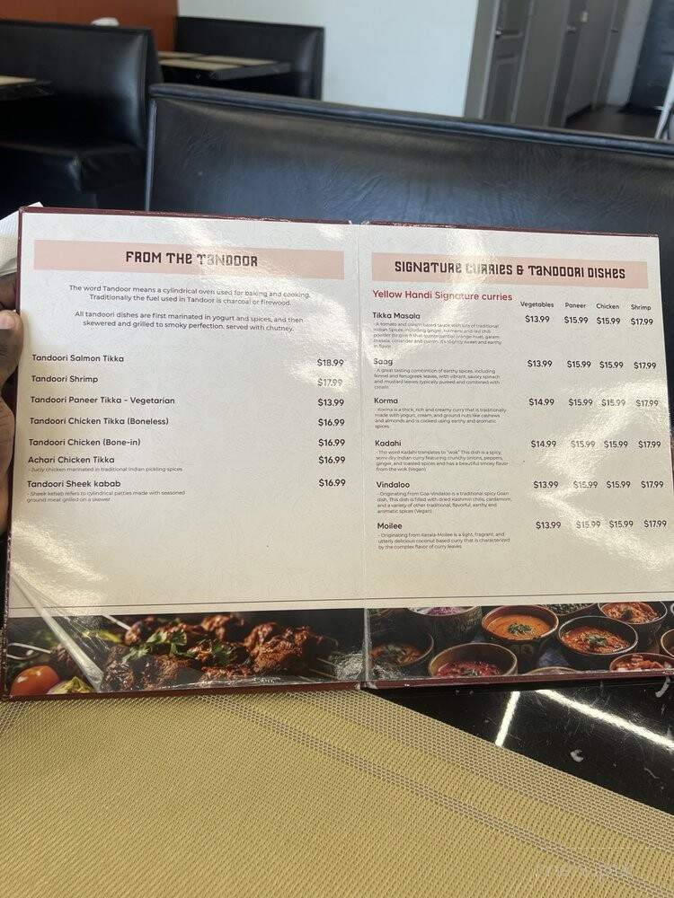 Yellow Handi - Conyers, GA menu_pic