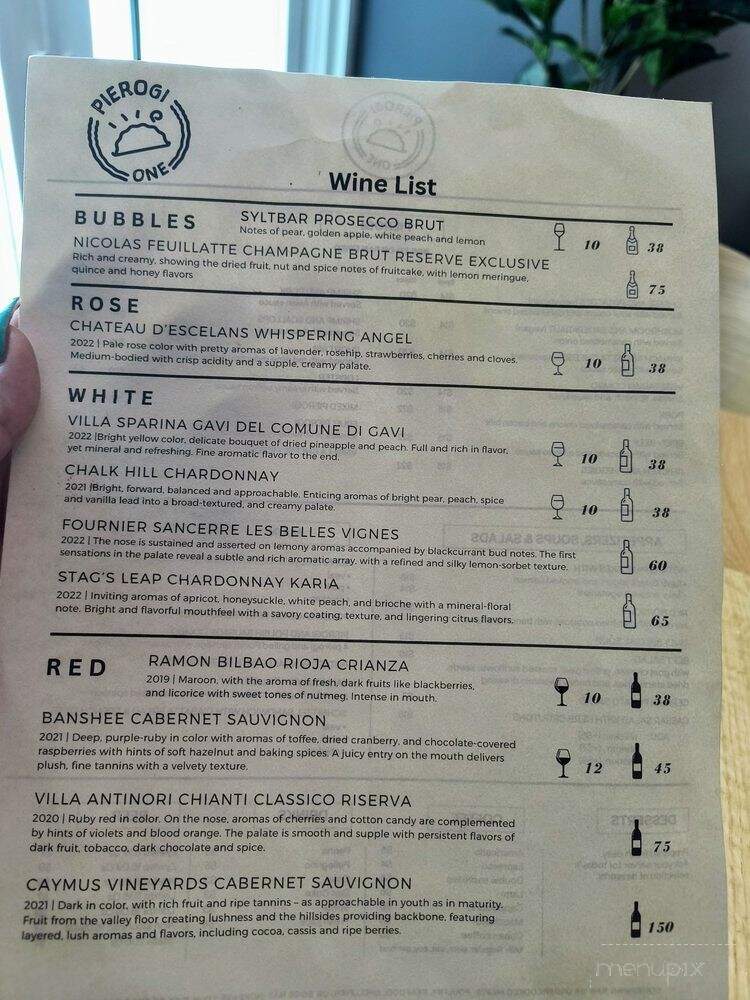 Pierogi One - Miami, FL menu_pic