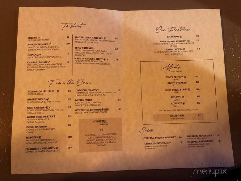 Log Restaurant - Miami, FL menu_pic