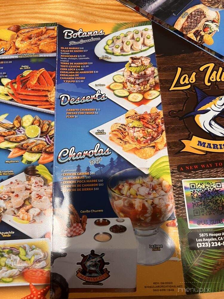 Mariscos Las Islitas de Maywood - Maywood, CA menu_pic