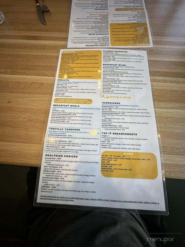 Whidbey's A Daytime Eatery - Enterprise, NV menu_pic