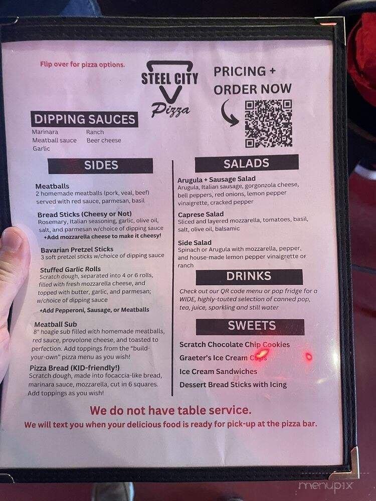 Steel City Pizza - Middletown, OH menu_pic