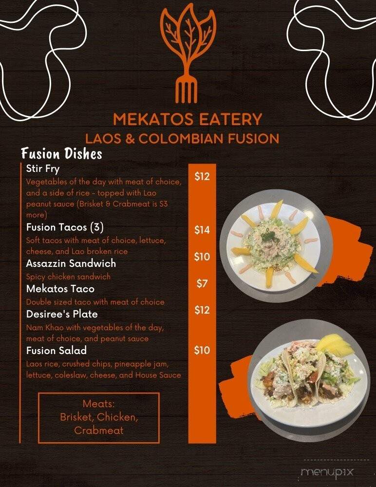 Mekatos Eatery - Lancaster, PA menu_pic