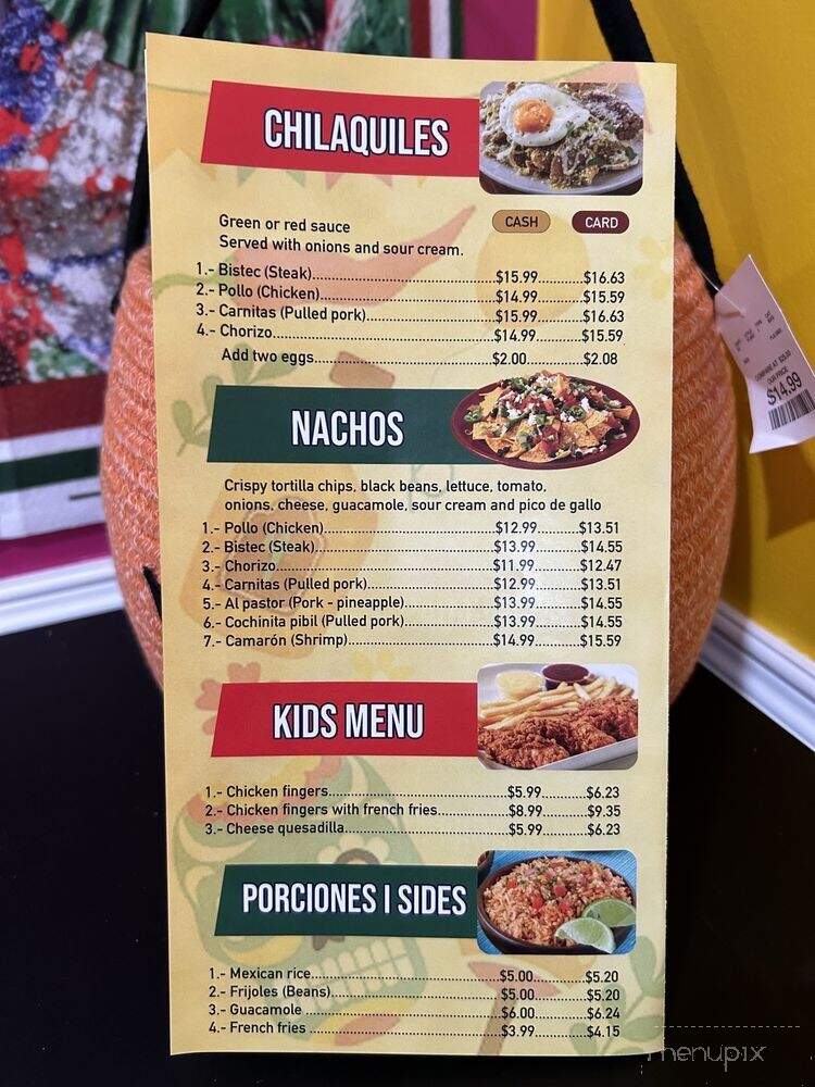 Tres Hermanos Taqueria - Clinton, NJ menu_pic
