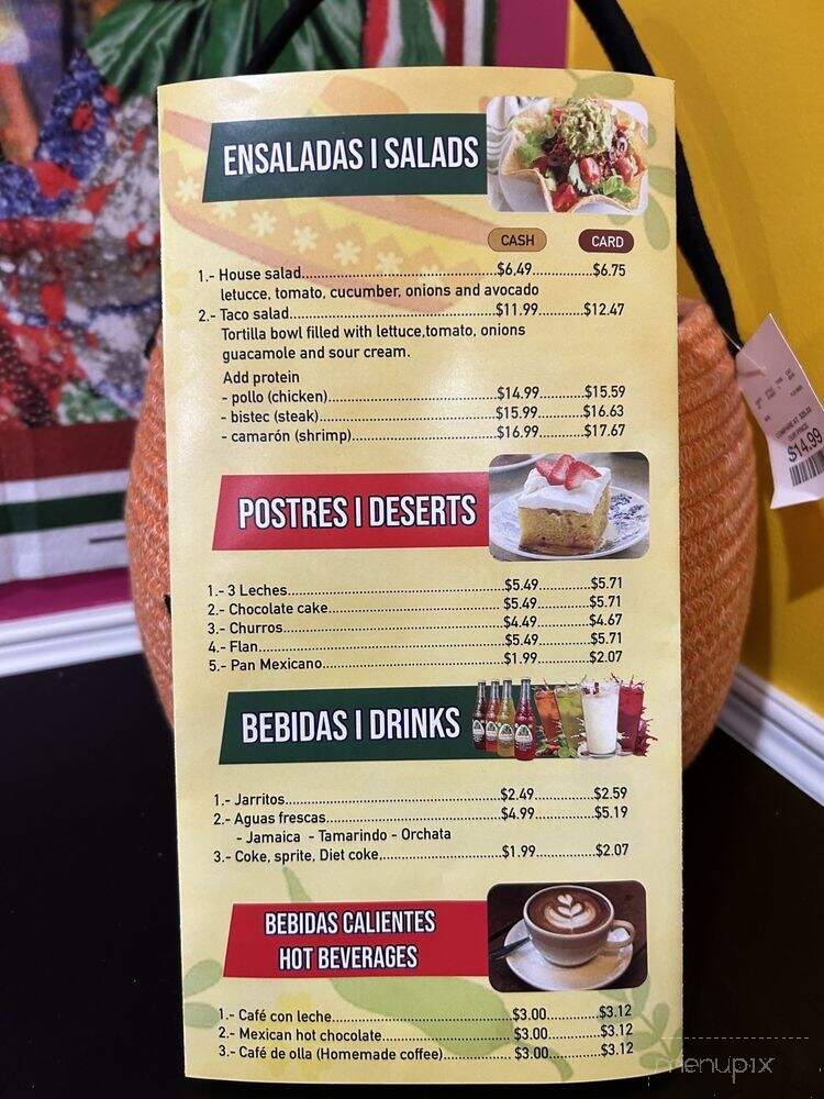 Tres Hermanos Taqueria - Clinton, NJ menu_pic