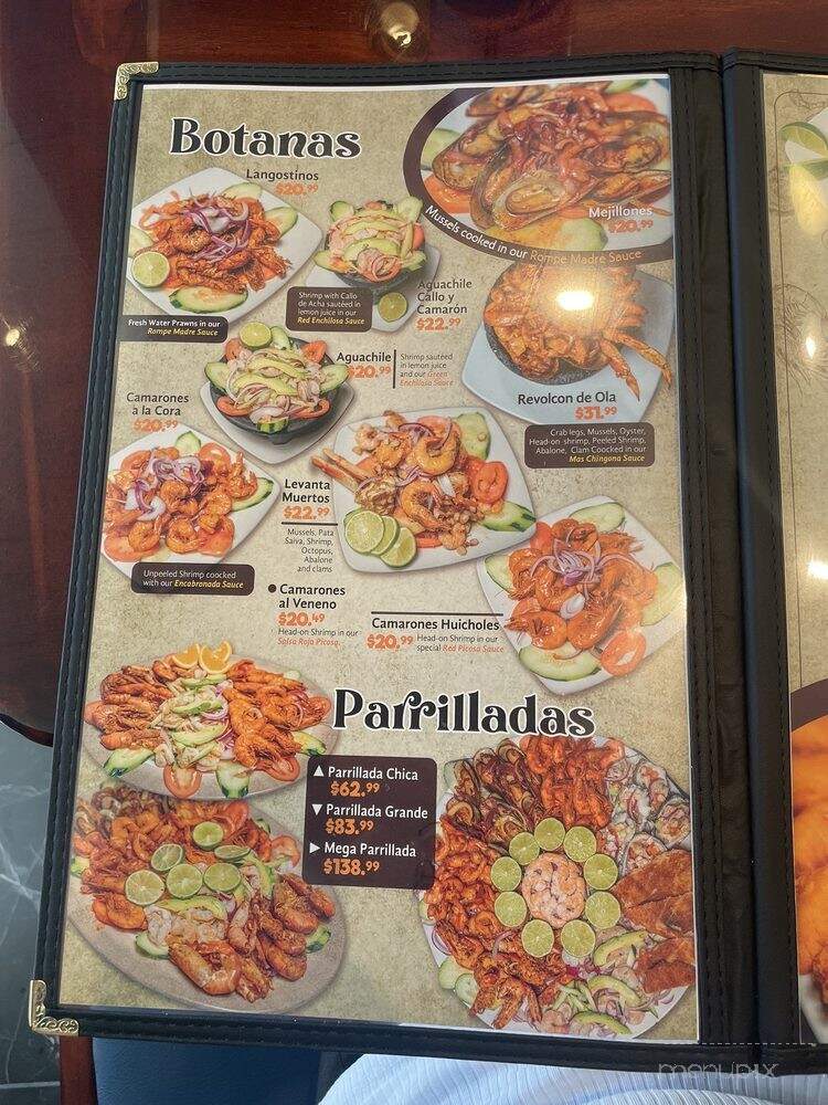 Mariscos El Barba Negra - Hanford, CA menu_pic