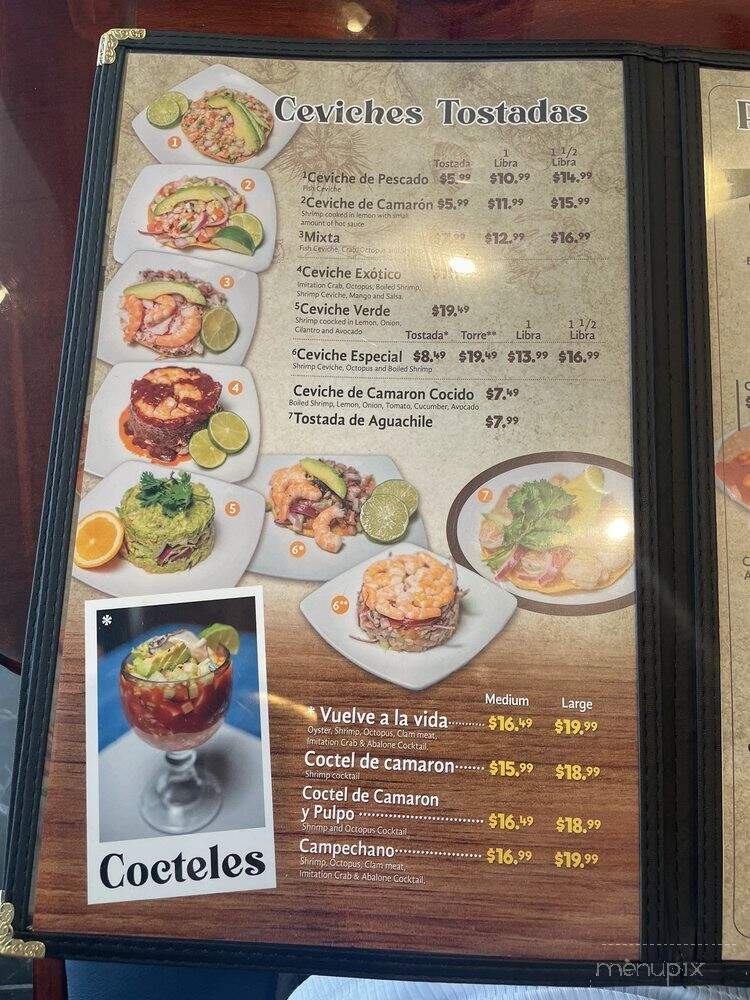 Mariscos El Barba Negra - Hanford, CA menu_pic