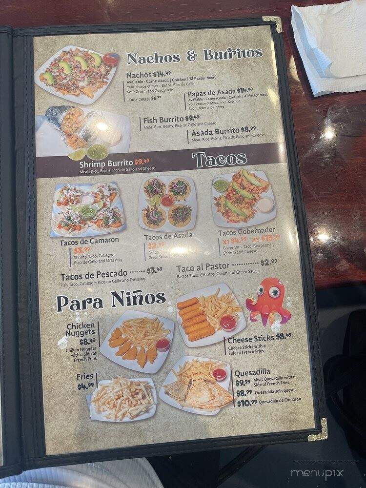 Mariscos El Barba Negra - Hanford, CA menu_pic