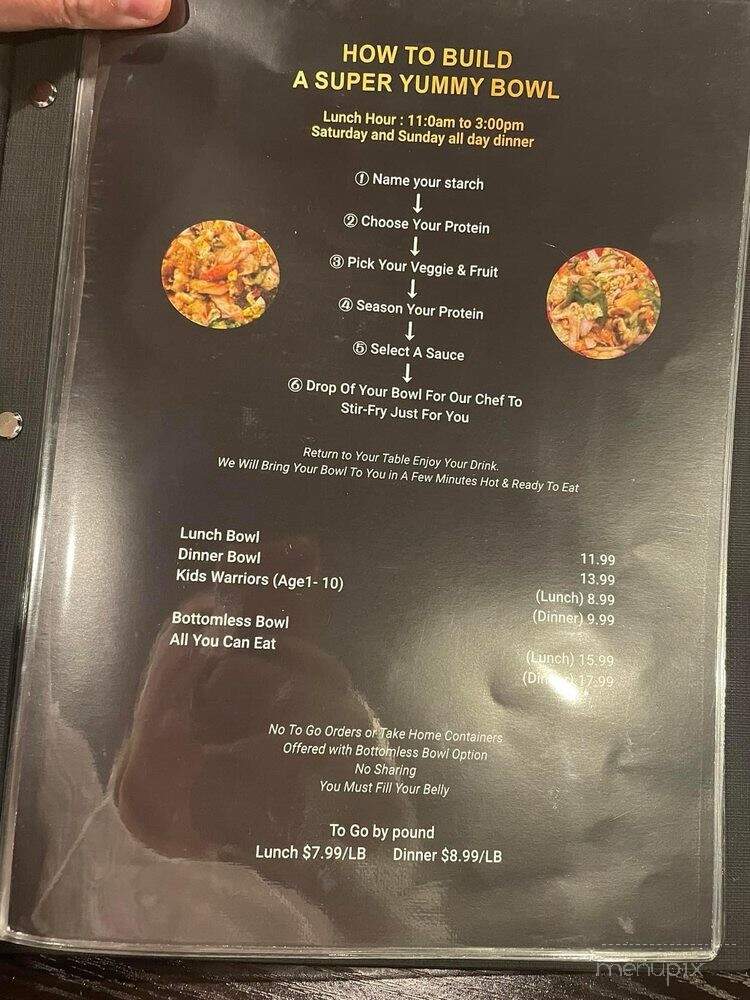 Yummy Bowl - Springfield, IL menu_pic