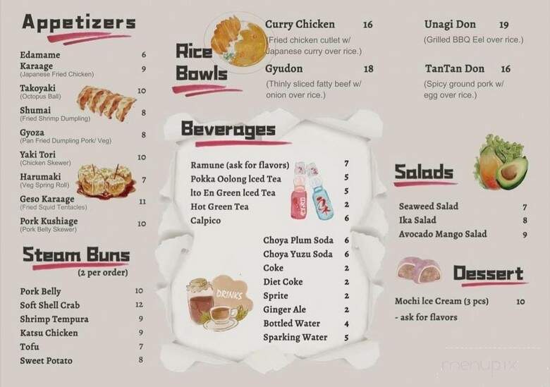 Mitaka Japanese Ramen House - Ellenton, FL menu_pic