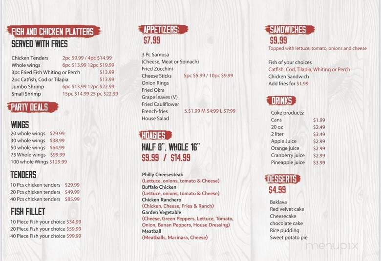 Layali Pizza Fish & Chicken - Pittsburgh, PA menu_pic