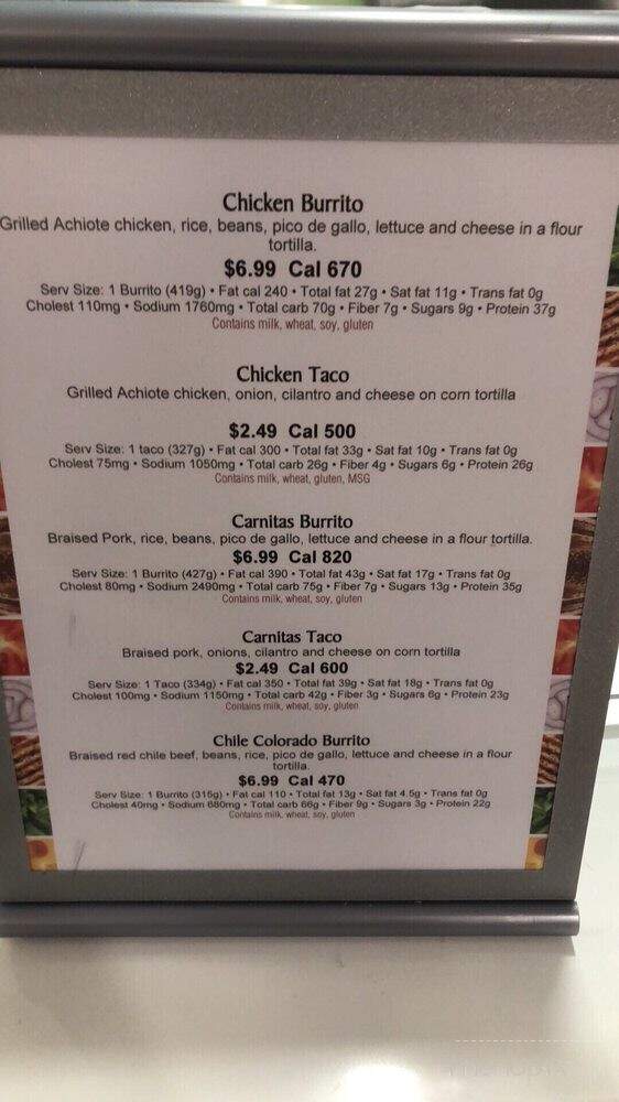 Cafe on L - Sacramento, CA menu_pic
