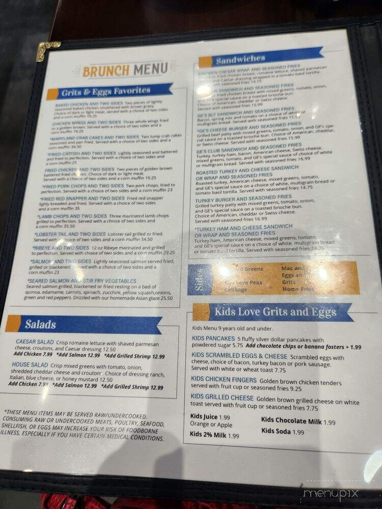 Grits & Eggs Breakfast Kitchen - Marietta, GA menu_pic