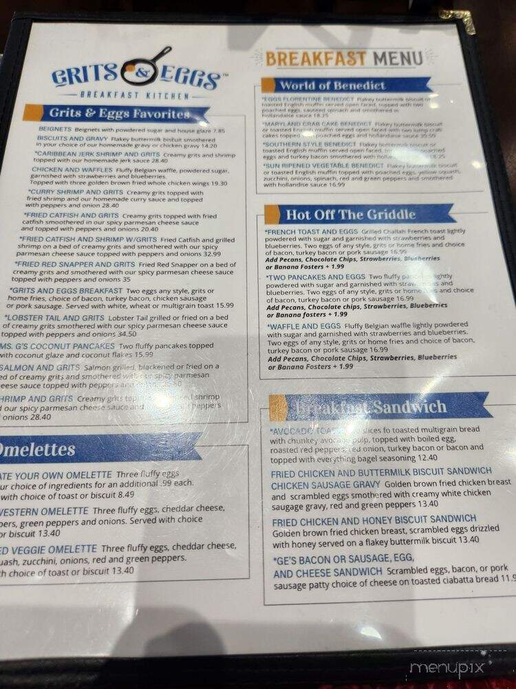 Grits & Eggs Breakfast Kitchen - Marietta, GA menu_pic