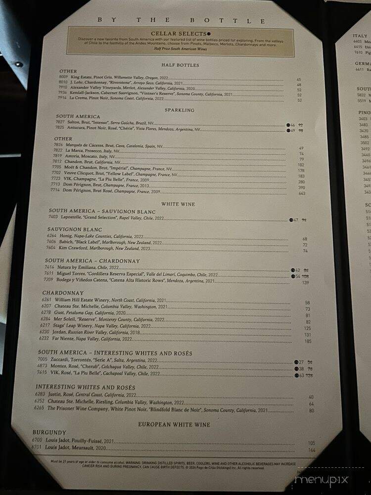 Fogo de Chao Brazilian Steakhouse - Emeryville, CA menu_pic