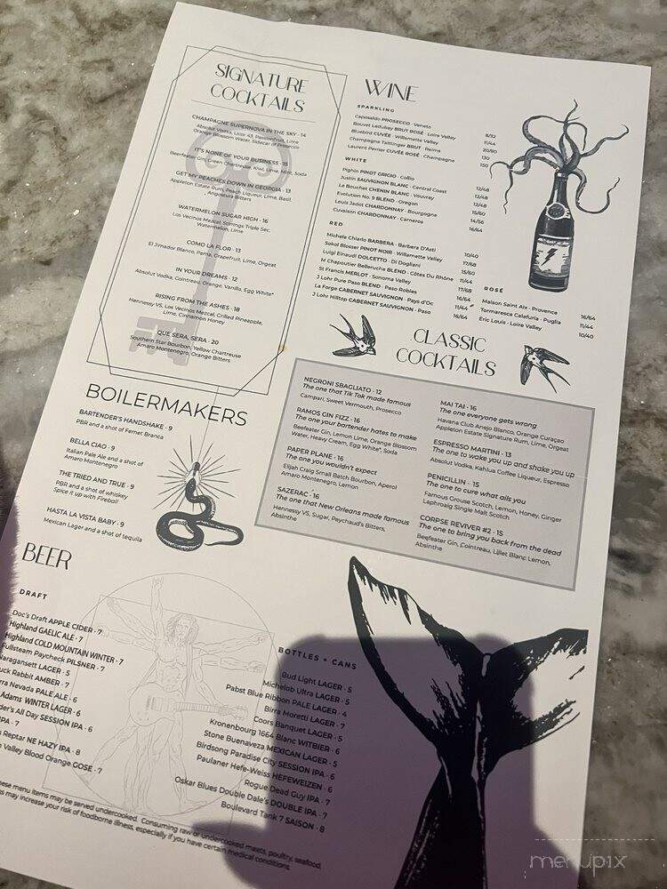 SupperClub SouthEnd - Charlotte, NC menu_pic