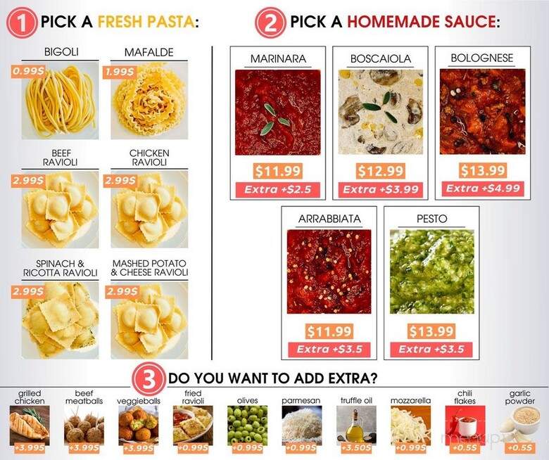 Soul-Pasta - Pittsburgh, PA menu_pic