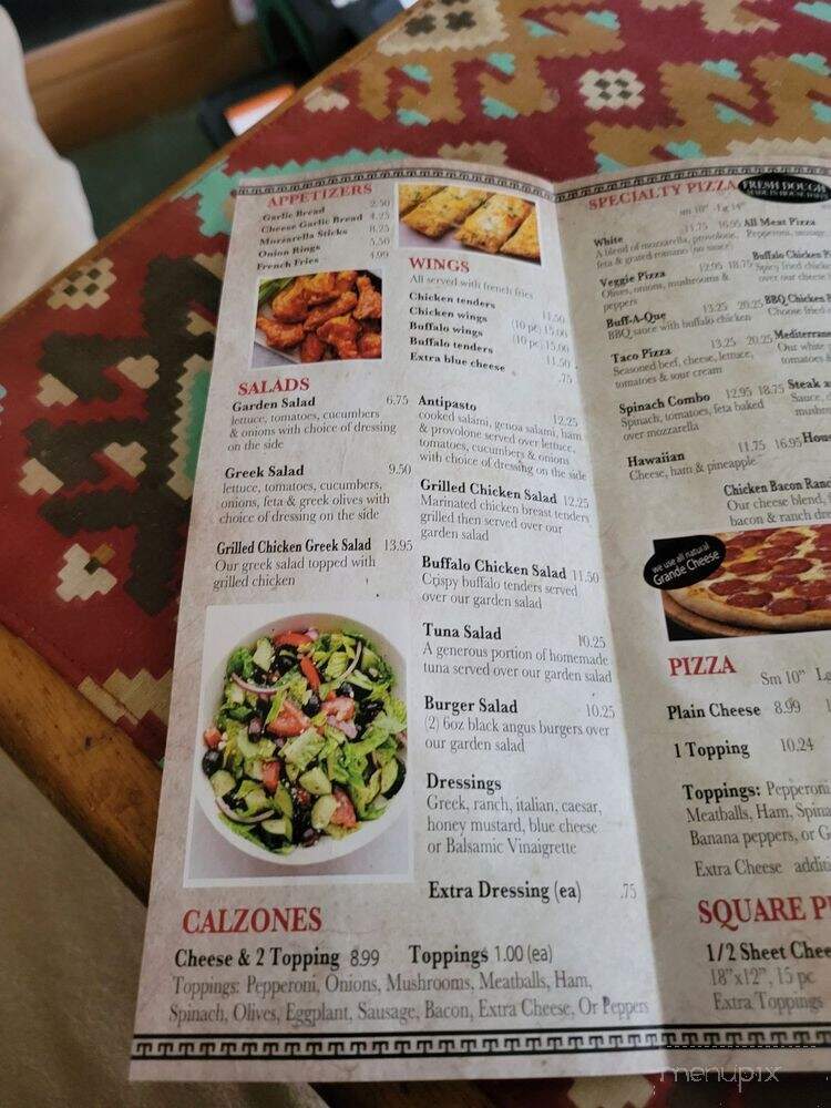 Dimitri's Pizzeria - Warwick, RI menu_pic